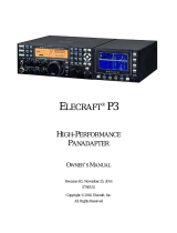 ELECRAFT P3 Owner's manual