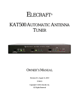 ELECRAFT KAT500 Owner's manual