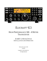 ELECRAFT K144XV Owner's manual