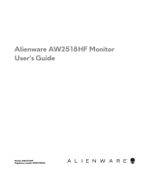 Alienware AW2518Hf User manual