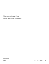 Alienware Area-51m Quick start guide