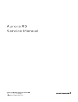 Alienware Aurora R5 User manual