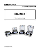 Adam Equipment Equinox User manual