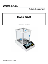Adam Equipment Solis User manual