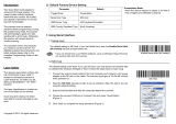 Zebex Z-6112 Quick start guide