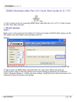 Zebex Z-1170 Quick start guide