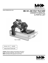 MK Diamond Products MK-101 (230 Volt/Export Model) Owner's manual