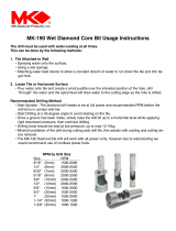 MK Diamond Products MK-190 Operating instructions