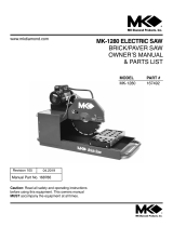 MK Diamond Products MK-1280 Electric Saw Owner's manual