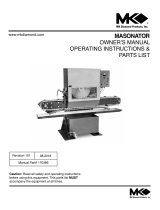 MK Diamond Products Masonator Owner's manual