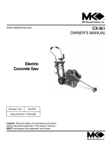 MK Diamond Products CX-3 Electric Owner's manual
