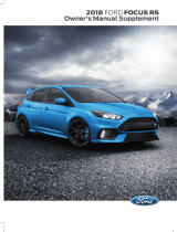 Ford 2018 Focus RS Owner's manual