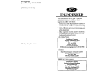 Ford Thunderbird Owner's manual