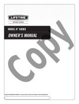 Lifetime 60069 Owner's manual