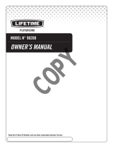 Lifetime 90200 Owner's manual