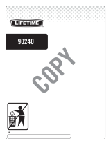 Lifetime 90240 Owner's manual