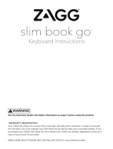 Zagg Slim Book Go Owner's manual