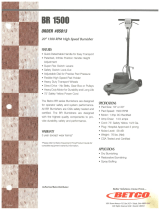 BETCO BR1500 CE Owner's manual