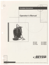 BETCO EX Series Portable Owner's manual