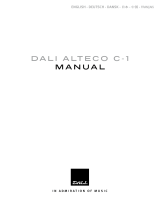 Dali ALTECO C-1 Owner's manual