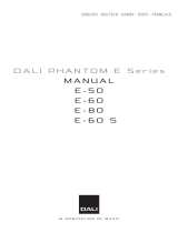 Dali PHANTOM E-80 Owner's manual