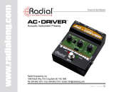 Radial Engineering AC-Driver Owner's manual