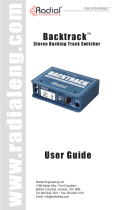 Radial Engineering BackTrack Owner's manual