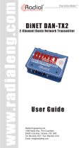 Radial Engineering DiNET DAN-TX2 User manual