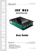 Radial Engineering JDV Mk5 User manual