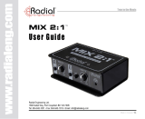 Radial Engineering Mix 2:1 User manual
