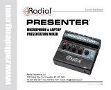 Radial Engineering Presenter Owner's manual