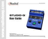 Radial Engineering Studio-Q Owner's manual