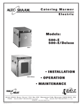 Alto-Shaam 500-E/Deluxe User manual