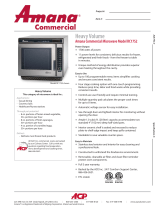 Amana RC17S2 Datasheet