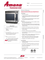 Amana RC22S2 Datasheet