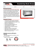 APW Wyott CDO-17 Specification