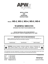 APW Wyott WS-2 Operating instructions