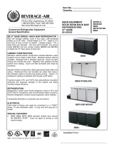 Beverage-Air BB58 Datasheet