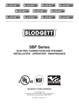 Blodgett 3E-SBF Operating instructions