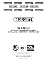 Blodgett 3E-SN Operating instructions