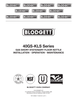 Blodgett 40GS-KLS Operating instructions