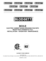 Blodgett BCH-30E Operating instructions