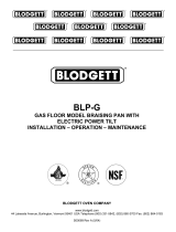 Blodgett BLP-G User manual