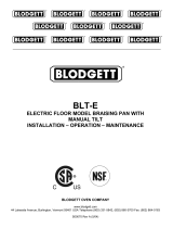 Blodgett BLT-E Operating instructions