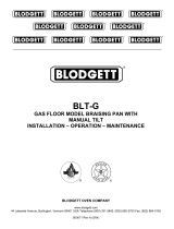 Blodgett BLT-G Operating instructions