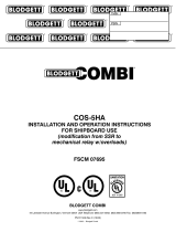 Blodgett COS-5HA Operating instructions
