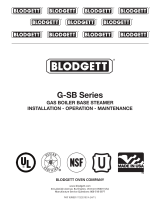 Blodgett G-SB Operating instructions