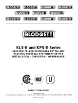 Blodgett KLS-100 E Operating instructions