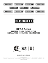 Blodgett KLT-E Operating instructions