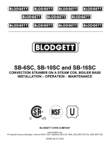 Blodgett SB-16SC Operating instructions